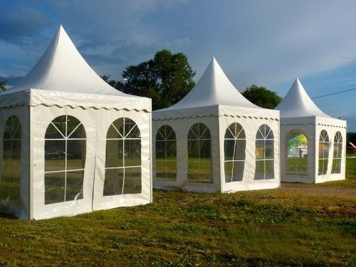 Шатер Пагода Giza Garden 5 х 5 м белый HQ в Оренбурге