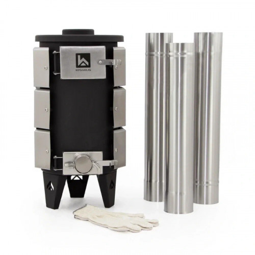 Мультитопливная походная печь Hyggelig LONGHEAT длительного горения в Оренбурге