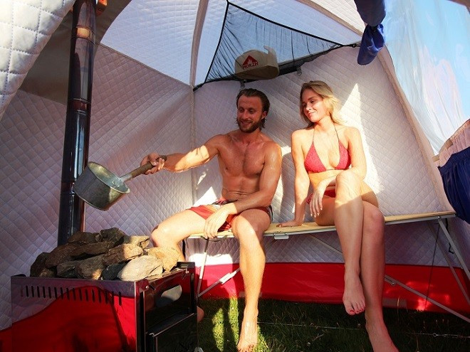 Мобильная баня-палатка МОРЖ в Оренбурге