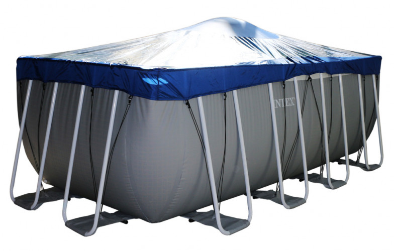 Тент для прямоугольного бассейна Intex/Bestway с надувной подушкой "Фиеста" в Оренбурге