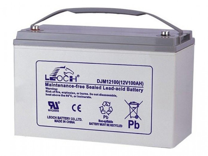 Аккумулятор Leoch DJM12100 (12 В, 100 Ач) в Оренбурге