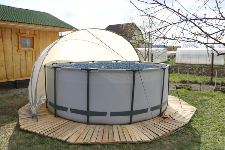 Купол-тент для бассейнов "Фиеста" КОМБИ в Оренбурге