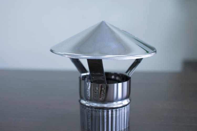 Зонт-дымник на трубу d-80 мм.(нерж) в Оренбурге