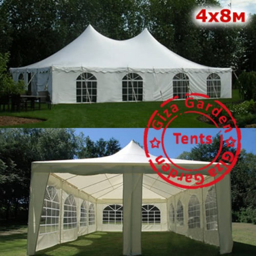 Шатер Пагода Giza Garden 4 х 8 м белый в Оренбурге