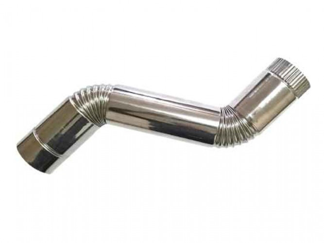 Сегмент трубы S-образный d-80 мм.(нерж.)Инвент в Оренбурге