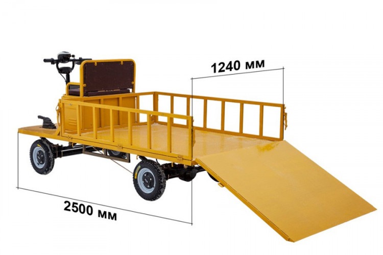 Грузовая электрическая тележка RuTrike ПЕРОН ТРАП в Оренбурге