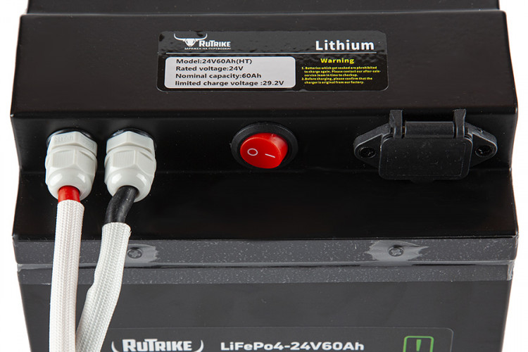 Тяговый железо-фосфатный аккумулятор RuTrike LiFePO4 24V60Ah (80А) в Оренбурге