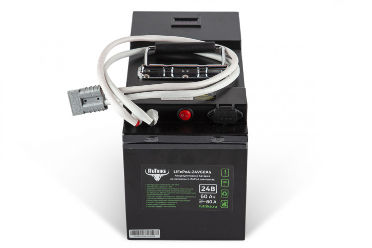 Тяговый железо-фосфатный аккумулятор RuTrike LiFePO4 60V48Ah (60А) в Оренбурге