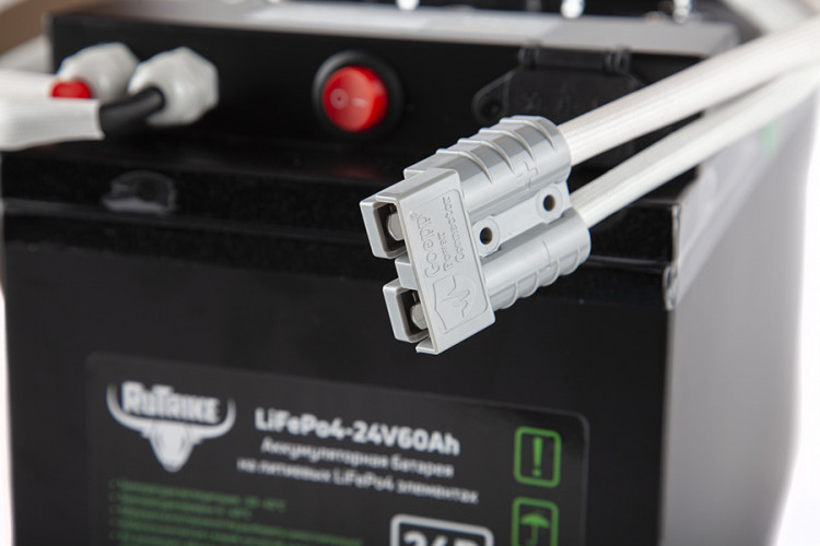Тяговый железо-фосфатный аккумулятор RuTrike LiFePO4 60V48Ah (60А) в Оренбурге