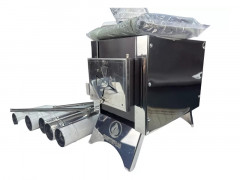 Печь дровяная Сибирка малая из нержавейки Печь дровяная Сибирка малая из нержавейки