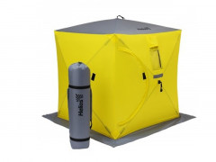 Палатка для рыбалки Helios Куб 1,5х1,5 желто/серый Палатка для рыбалки Helios Куб 1,5х1,5 желто/серый