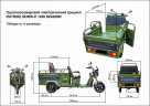 Грузовой электрический трицикл RuTrike Вояж П Трансформер в Оренбурге