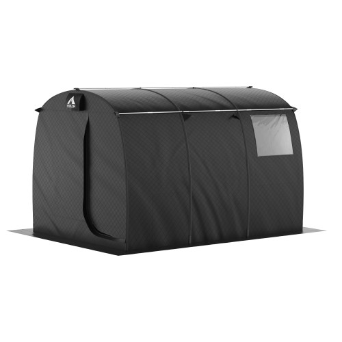 Мобильная баня-палатка МОРЖ Max (Черный) в Оренбурге