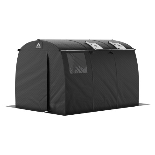 Мобильная баня-палатка МОРЖ Max (Черный) в Оренбурге