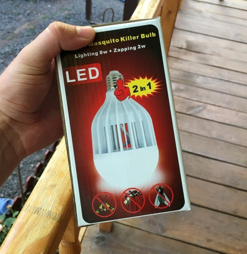 Светодиодная лампа-уничтожитель комаров "LED ZAPPER" в Оренбурге