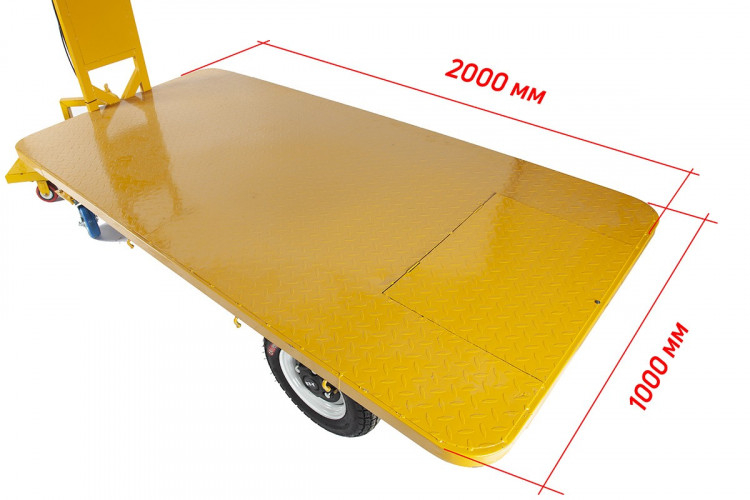 Грузовая электрическая тележка RuTrike Плита 2000 в Оренбурге
