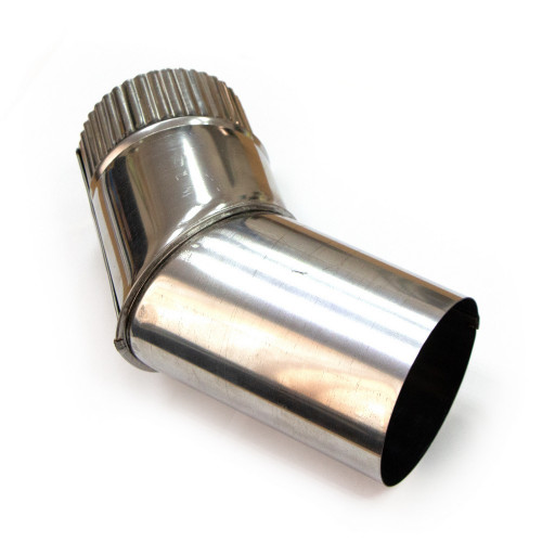 Колено дымохода d90, угол 45° в Оренбурге