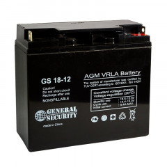 Аккумулятор General Security GS 12-18 L Kl (12 В, 18 Ач) Аккумулятор General Security GS 12-18 L Kl (12 В, 18 Ач)