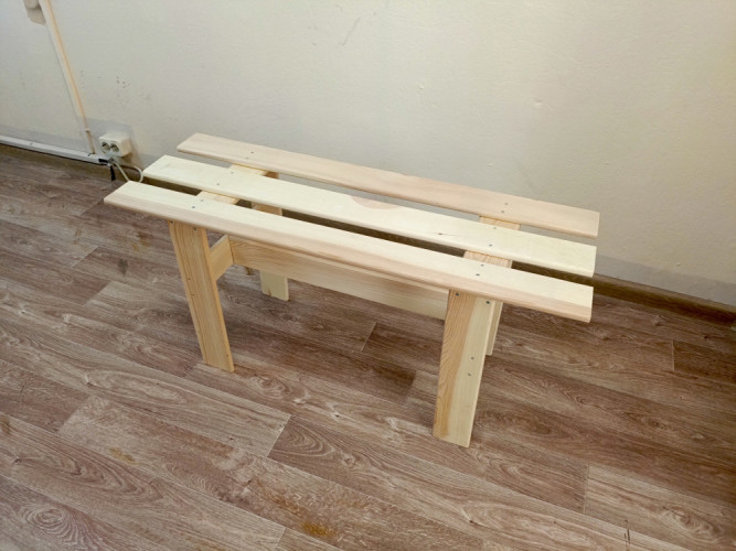 Лавка деревянная в Оренбурге