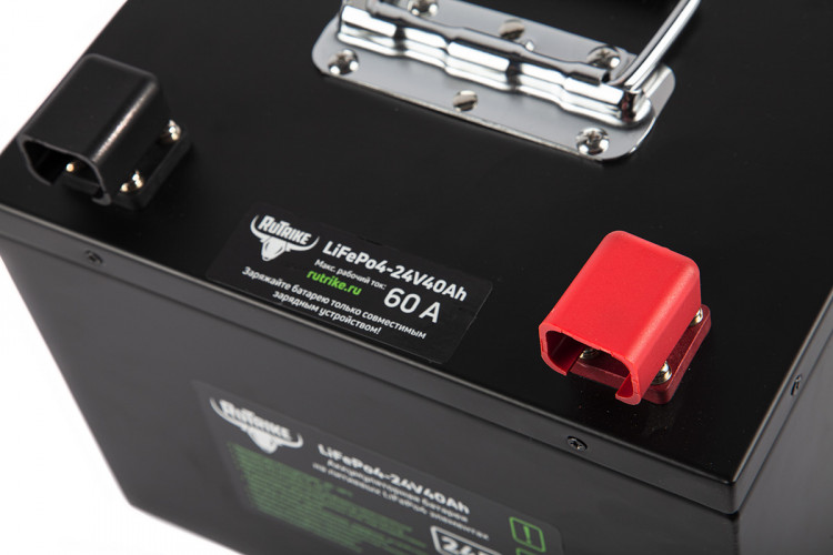 Тяговый железо-фосфатный аккумулятор RuTrike LiFePO4 24V40Ah (60A) в Оренбурге