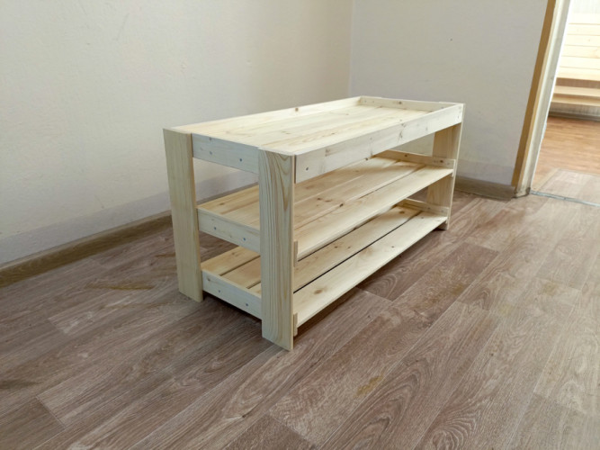 Полка для обуви деревянная в Оренбурге