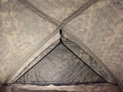 Мобильная баня-палатка МОРЖ c 2-мя окнами камуфляж + накидка в подарок