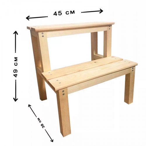 Табурет-стремянка деревянный в Оренбурге
