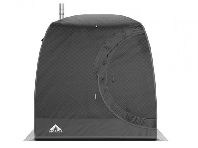 Мобильная баня-палатка МОРЖ LUX черный в Оренбурге